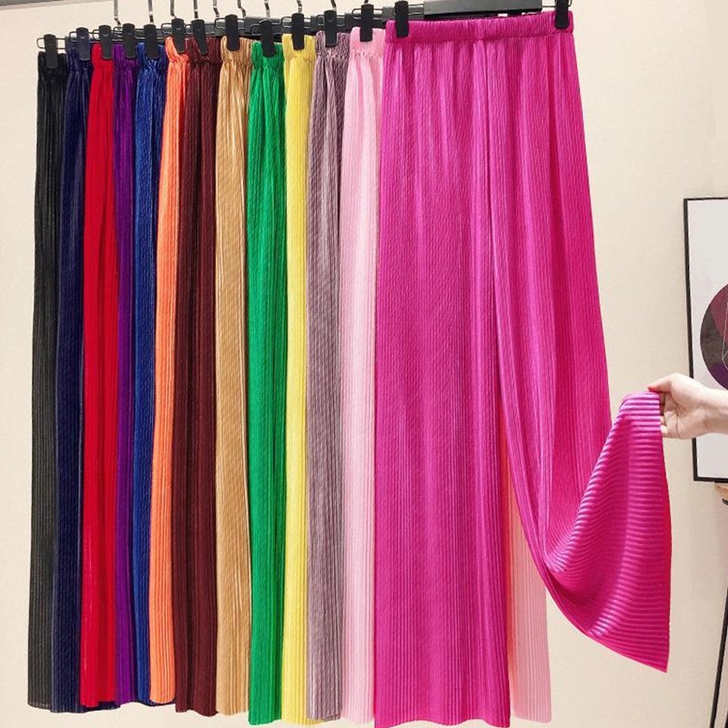 Palazzo Pant Wide - Hosen Frauen 2026 Frühling Sommer Breite
