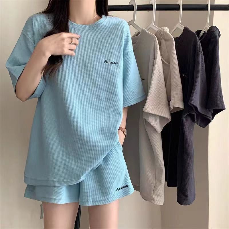 Summer Clothing Set For Girls - Sommerliches, lockeres Kurzarm-Shorts-Set für junge Mädchen,