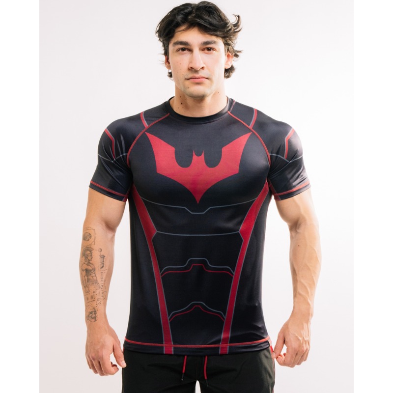 Summer Clothing Fabric - Film-Rollenspielkostüm, Batman-Trainingsanzug, weicher und bequemer Stoff,