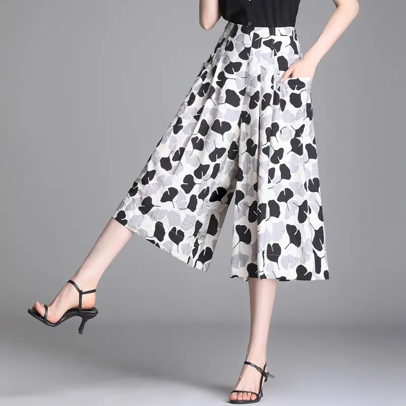 Palazzo Pant Wide - Sommer Neue Dünne Druck Hosen Lose