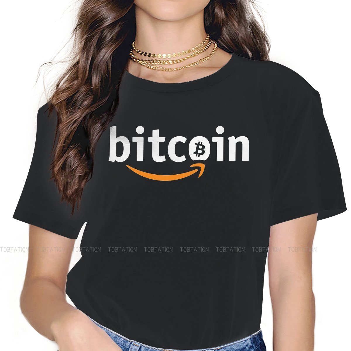 Summer Clothing Amazon - X Amazon Alternative Damenbekleidung Bitcoin Grafikdruck