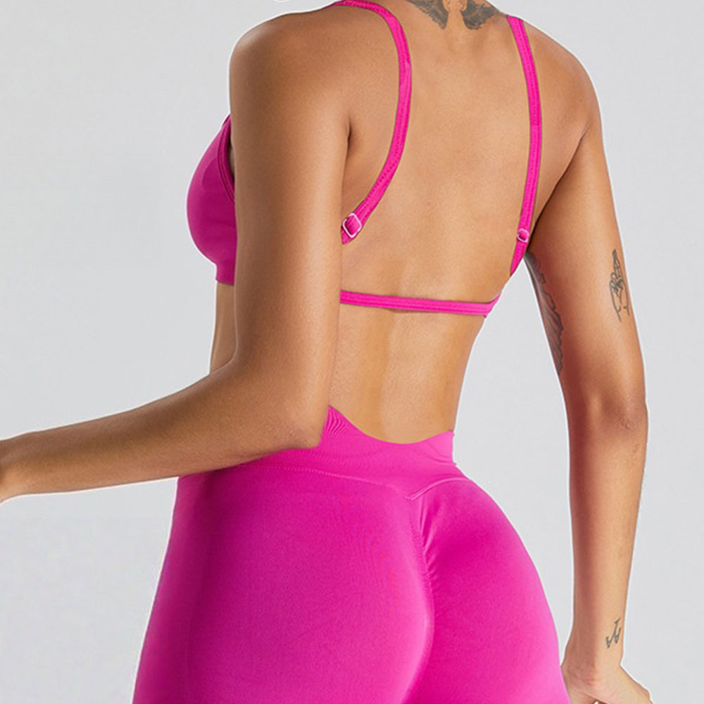 Summer Clothing Jd - Nahtlose Sportunterwäsche für Damen, hochintensiver, stoßfester