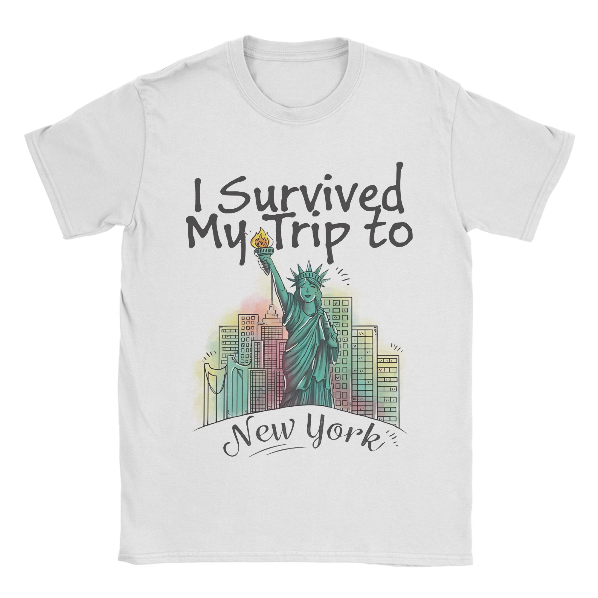 Summer Clothing Nyc - Retro-T-Shirt „Ich habe meine Reise nach