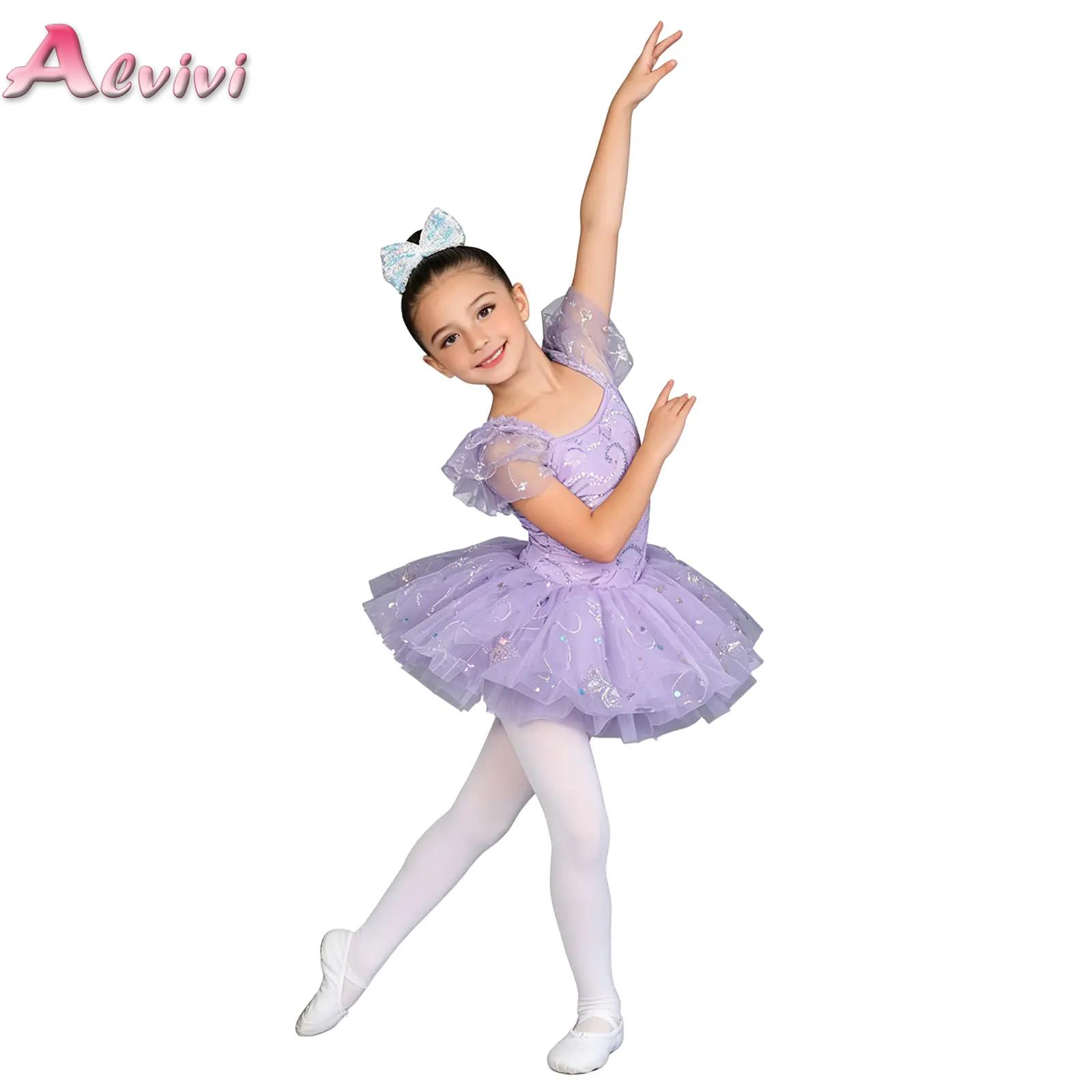 Summer Clothing Set For Girls - Kinder Prinzessinnen-Aufführungskleidung Elegantes Ballettkleid Trikots für