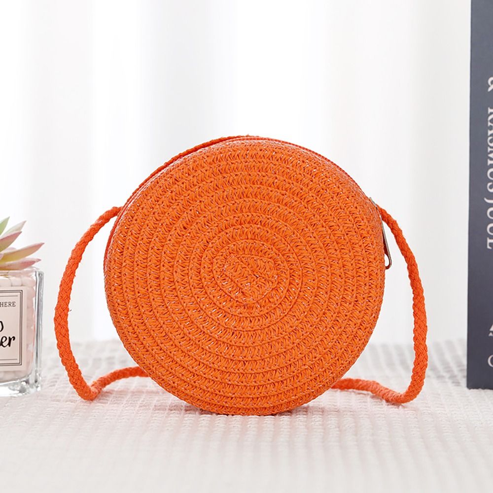 Beach Bag Straw - Modische Strohtasche in Muschelform Handgefertigte Sommer-Strandtasche