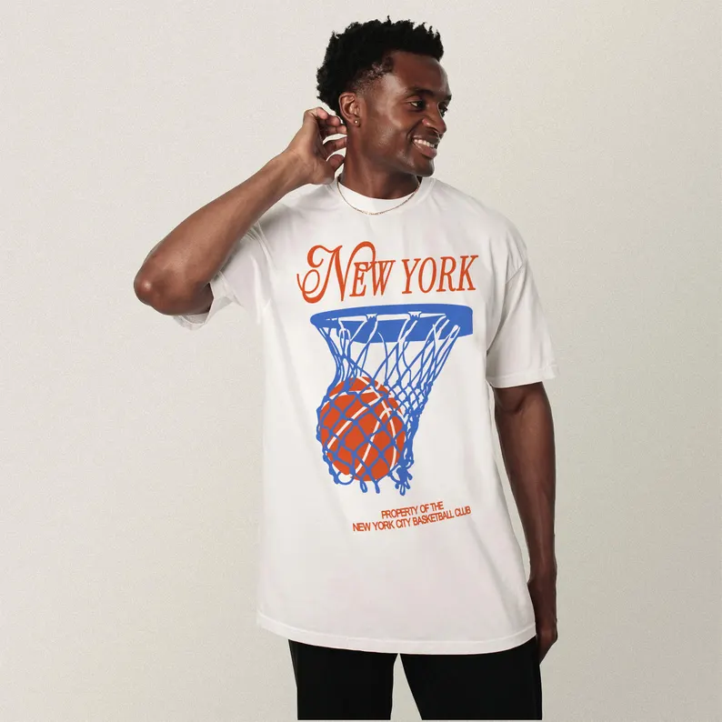 Summer Clothing Nyc - New York Basketball T-Shirt für Herren