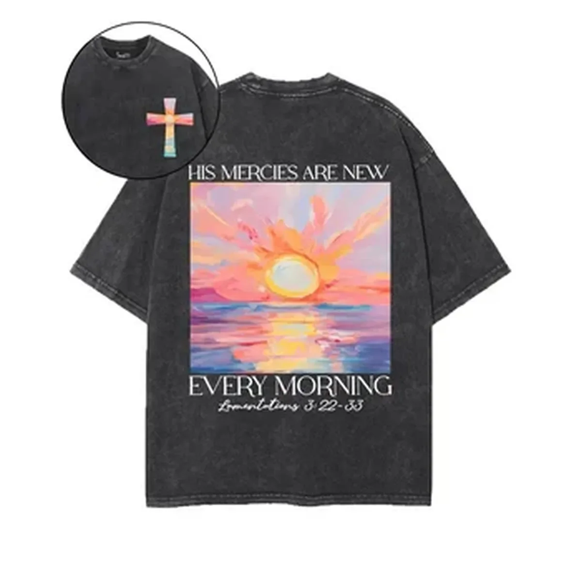 Summer Clothing Aesthetic - Ästhetisches Grafik-T-Shirt mit Aufdruck, Sommer-Kurzarmshirt aus