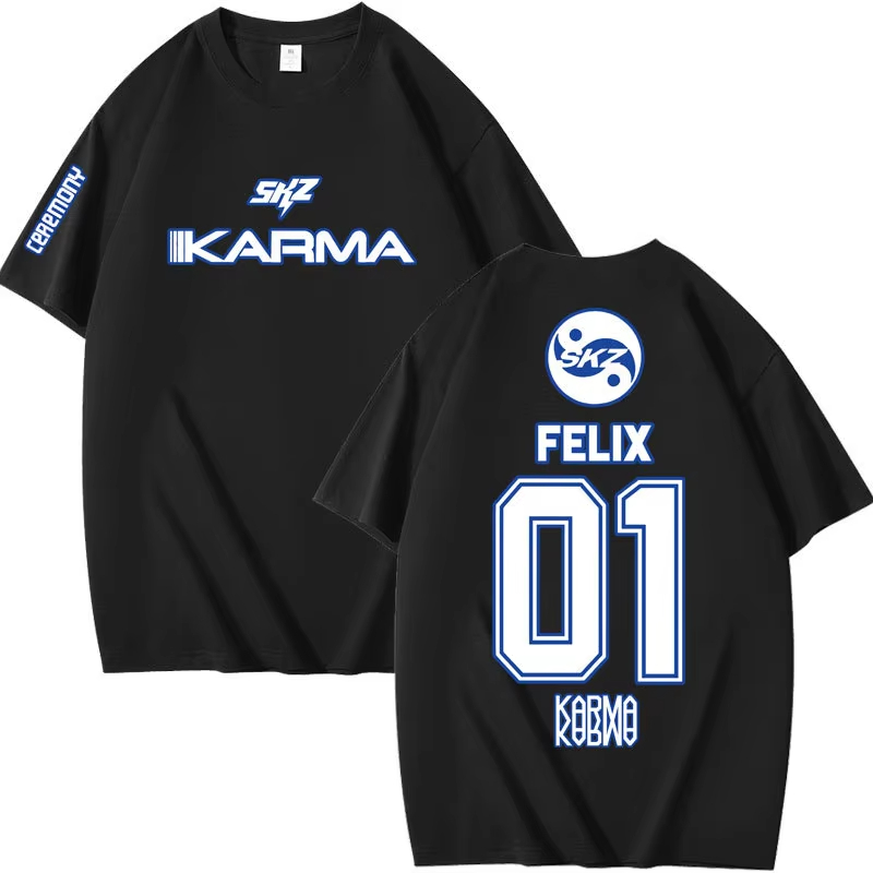 Summer Clothing Aesthetic - Beliebte Kpop KARMA Kurzarm T Shirt