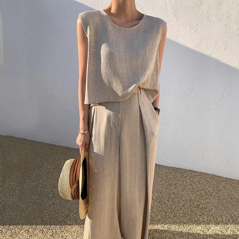 Summer Clothing Linen - 2-teilige Damen-Sets 2026 Frühling Sommer Neu