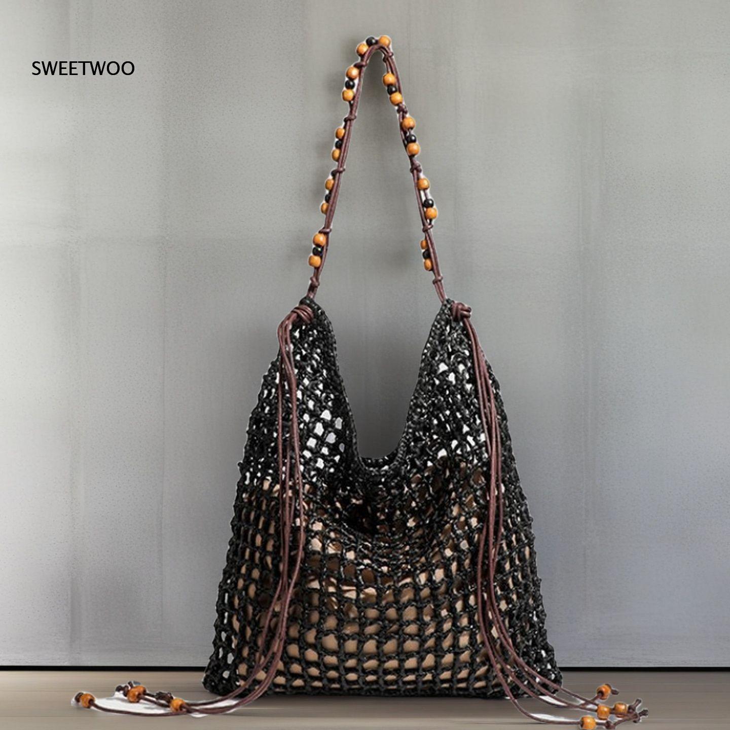 Handgewebte Netz-Strohtasche m – Beach Bag Straw Bewertung und Preis