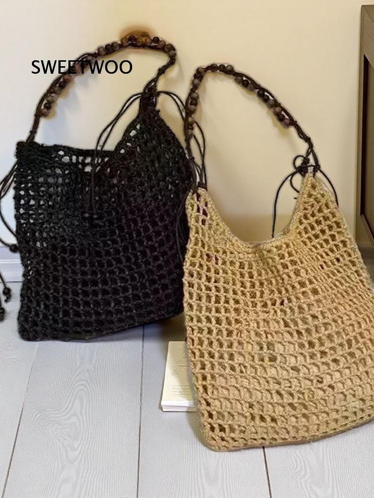 Handgewebte Netz-Strohtasche m – Beach Bag Straw Bewertung und Preis