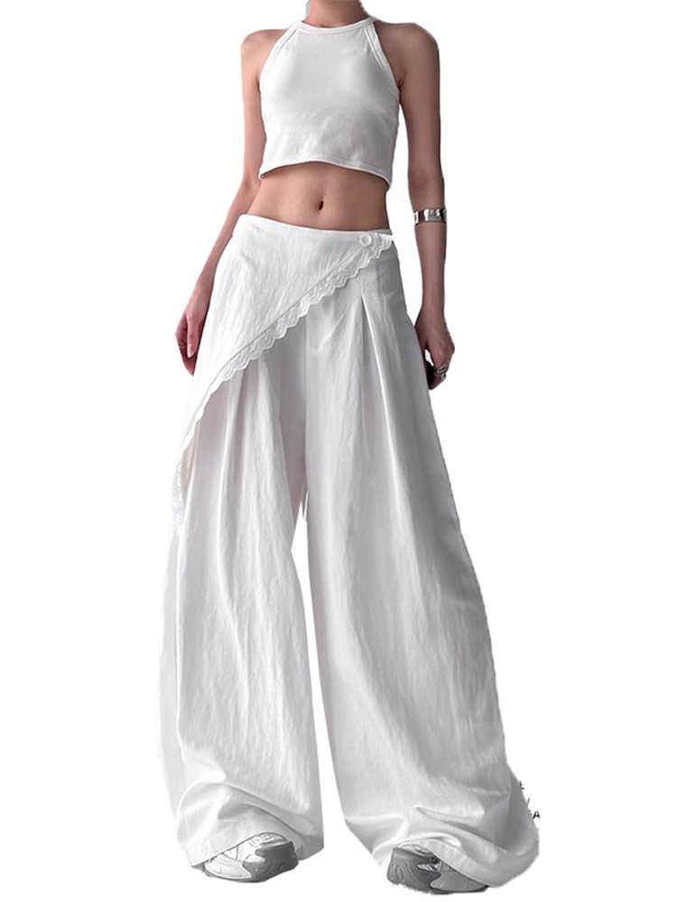 Damen Weiße Baggy Palazzo Hose – Palazzo Pant Wide Bewertung und Preis