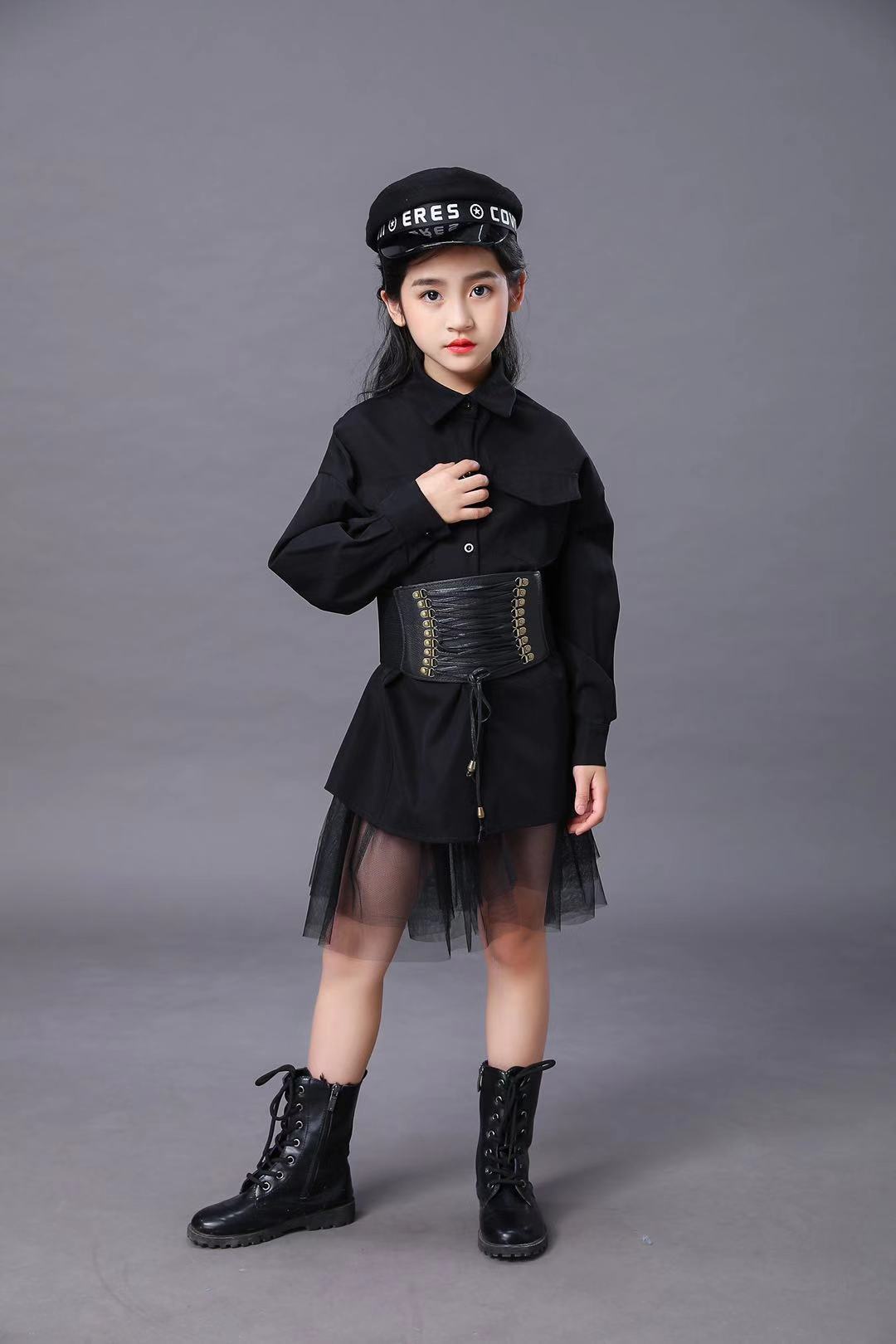 Schwarzer Anzug für Kinder, Mä – Summer Clothing Set For Girls Bewertung und Preis