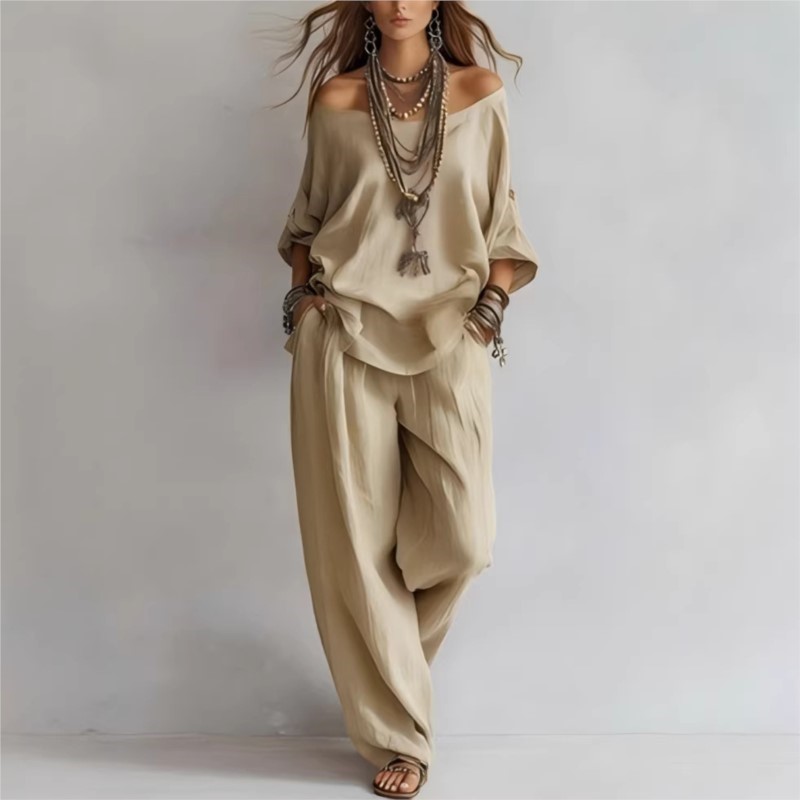 Sommer Neues Lässiges Zweiteil – Summer Clothing Linen Bewertung und Preis