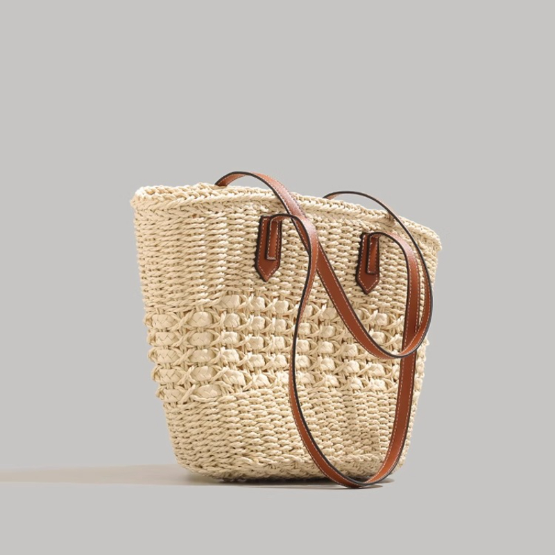 Extra große faltbare Strohtasc – Beach Bag Straw Bewertung und Preis