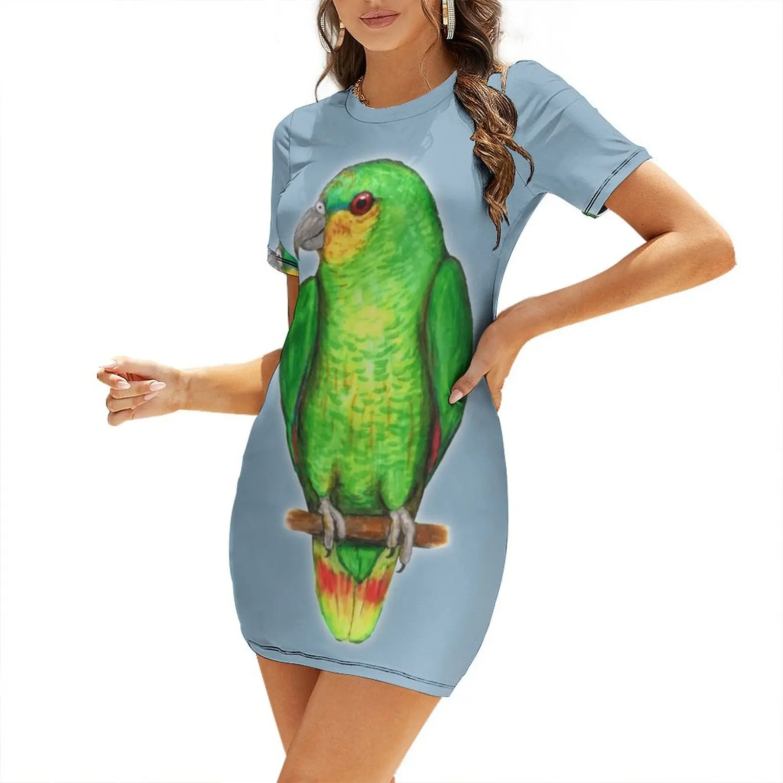 Orange geflügelter Amazonas-Pa – Summer Clothing Amazon Bewertung und Preis
