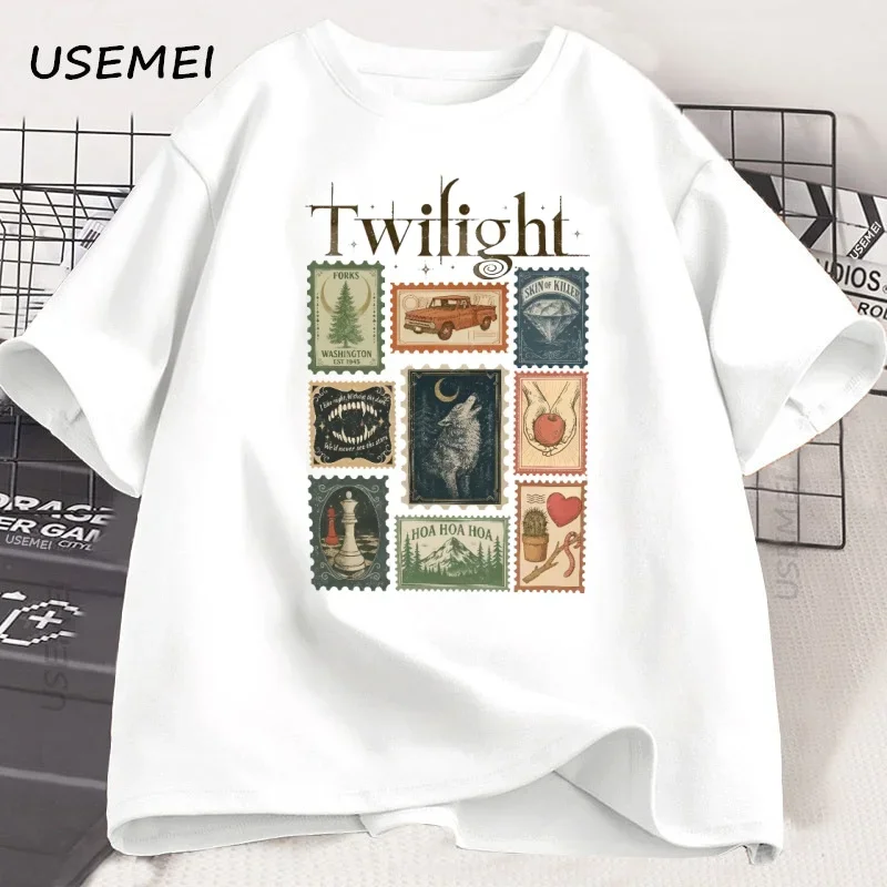 Vintage Twilight Forks T-Shirt – Summer Clothing Aesthetic Bewertung und Preis