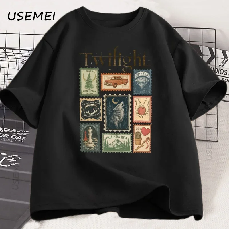 Vintage Twilight Forks T-Shirt – Summer Clothing Aesthetic Bewertung und Preis