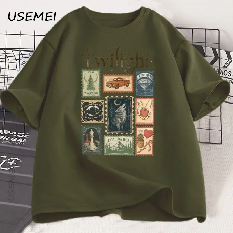 Vintage Twilight Forks T-Shirt – Summer Clothing Aesthetic Bewertung und Preis