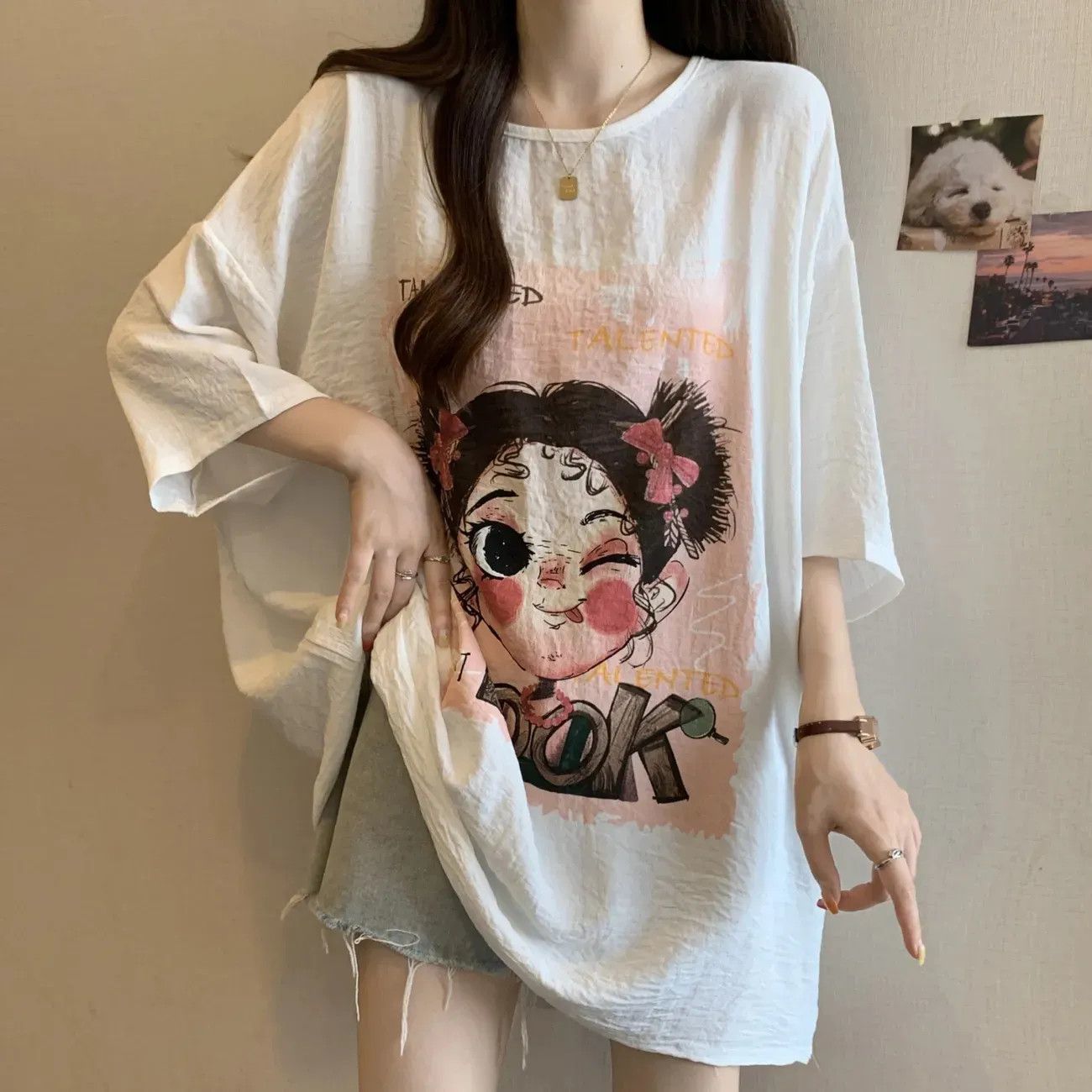 Große Größen Damenbekleidung F – Summer Clothing Cartoon Bewertung und Preis