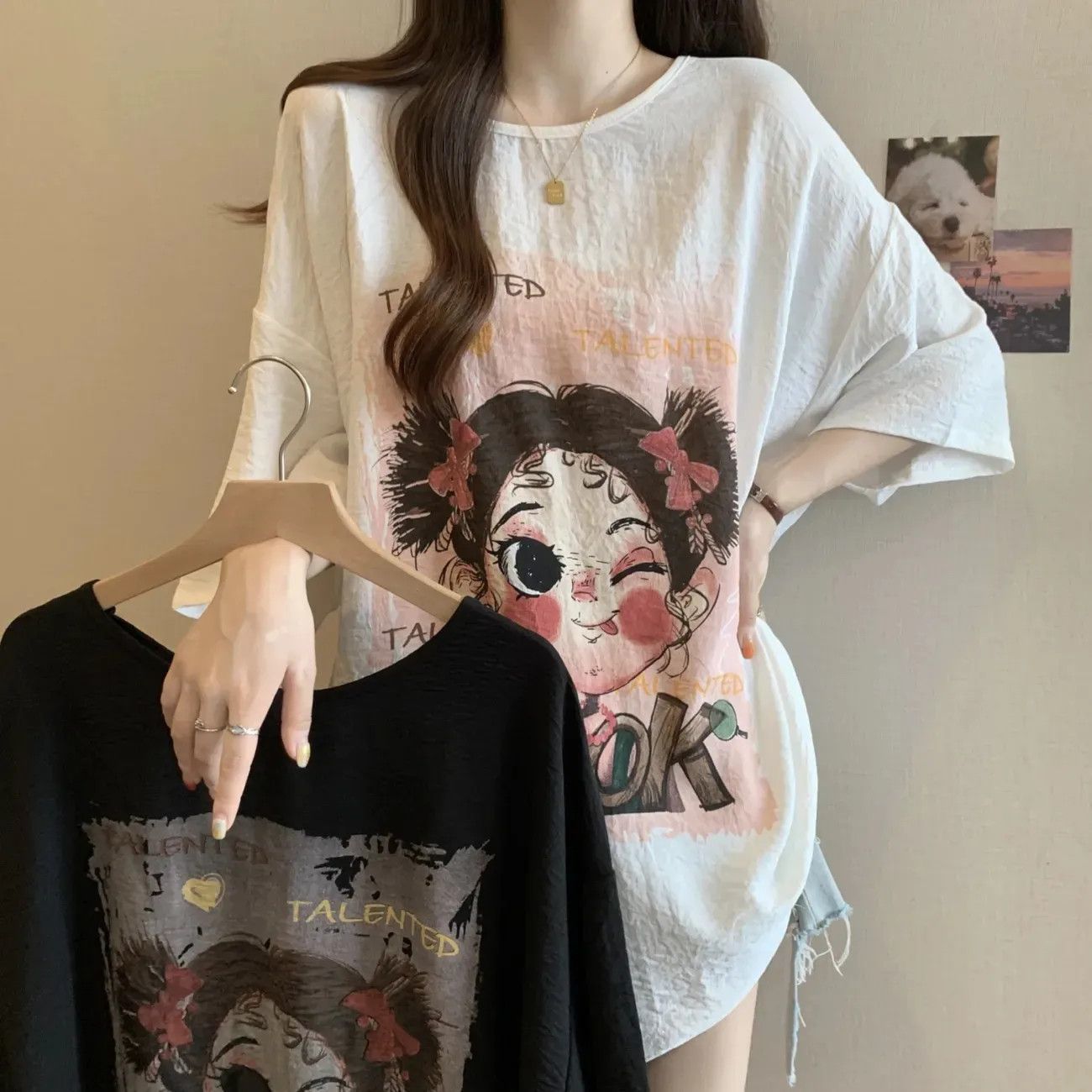Große Größen Damenbekleidung F – Summer Clothing Cartoon Bewertung und Preis