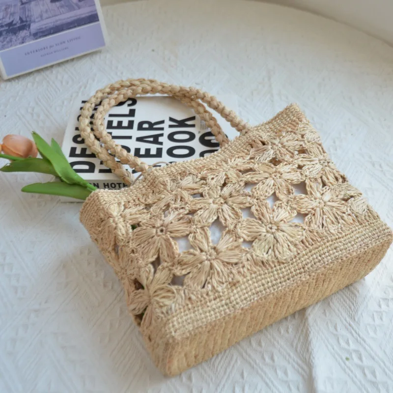 Bohemian Blume Stroh Tasche To – Beach Bag Straw Bewertung und Preis