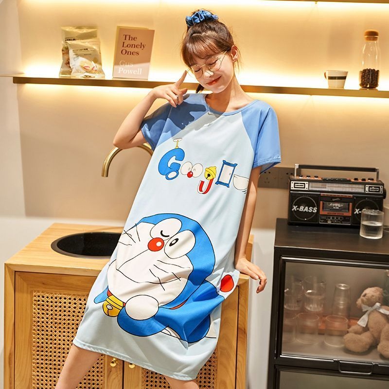 Doraemon süßes Nachthemd für D – Summer Nights Clothing Bewertung und Preis