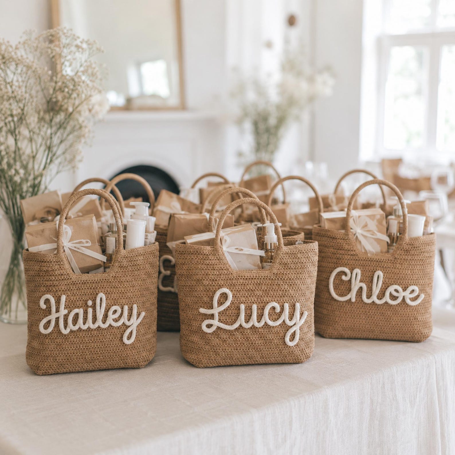 Personalisierte Maßgefertigte  – Beach Bag Straw Bewertung und Preis