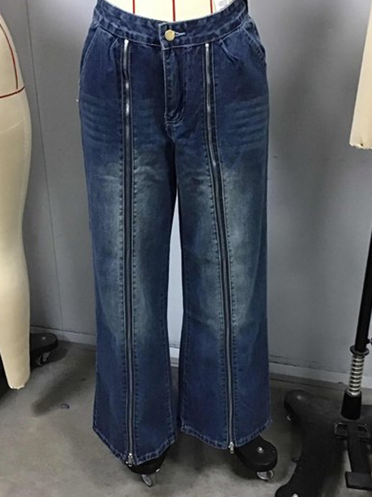 Hochgeschnittene Jeans mit Rei – Palazzo Pant Wide Bewertung und Preis