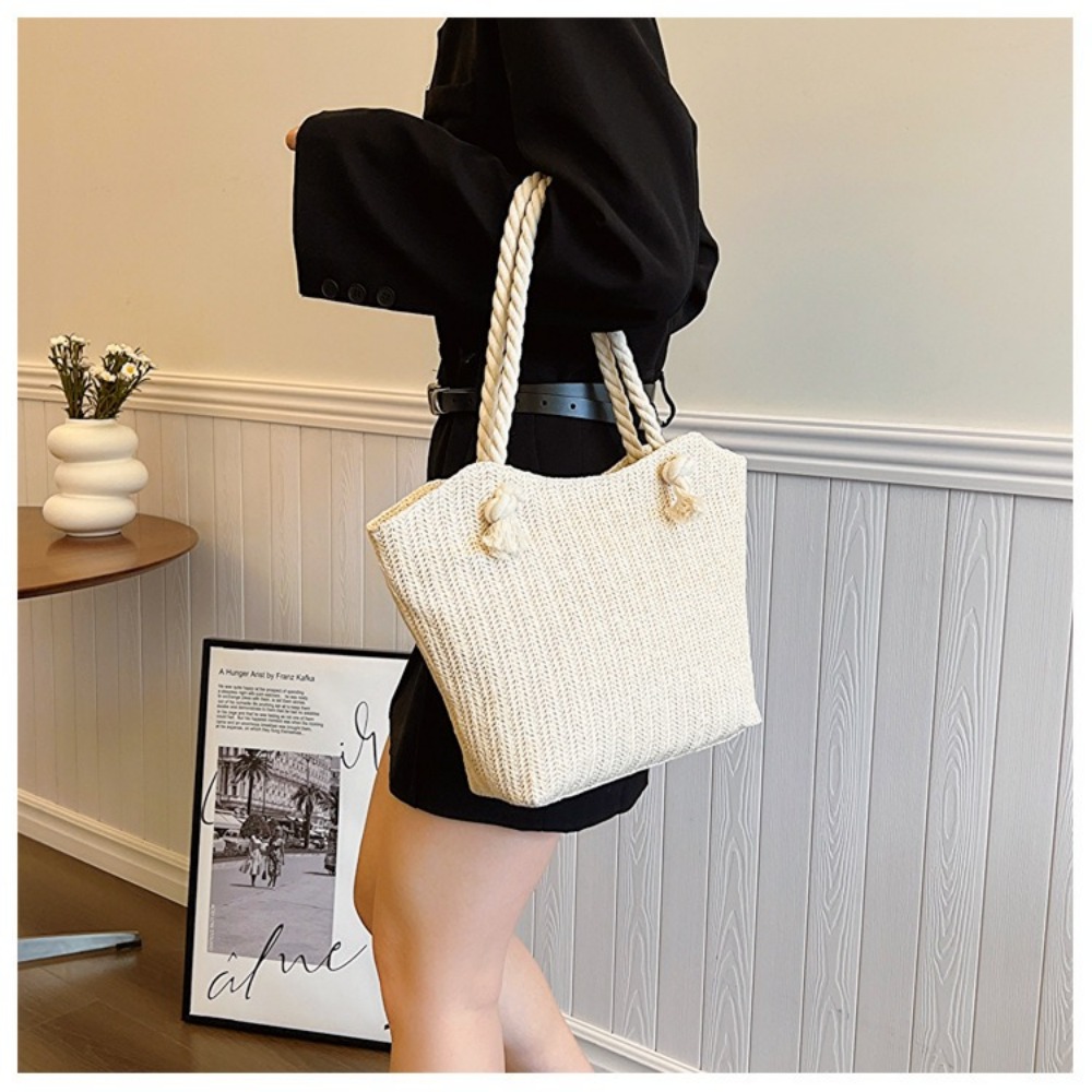 Neue Sommer-Strandtasche mit G – Beach Bag Straw Bewertung und Preis