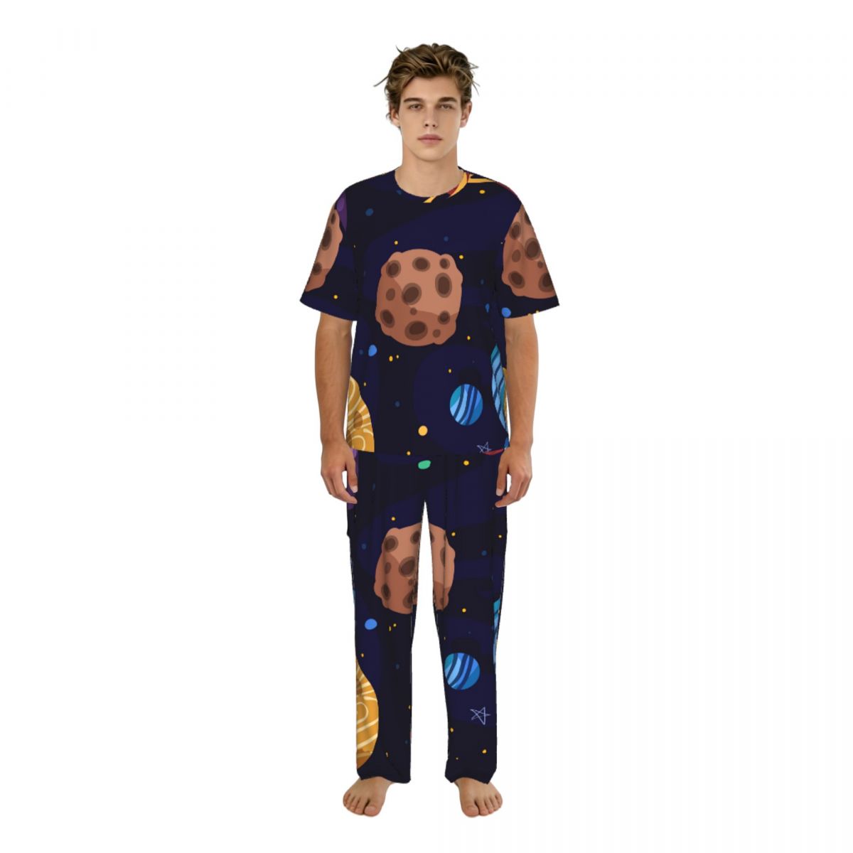 Herren-Pyjama-Set Kurzärmelig  – Summer Clothing Cartoon Bewertung und Preis