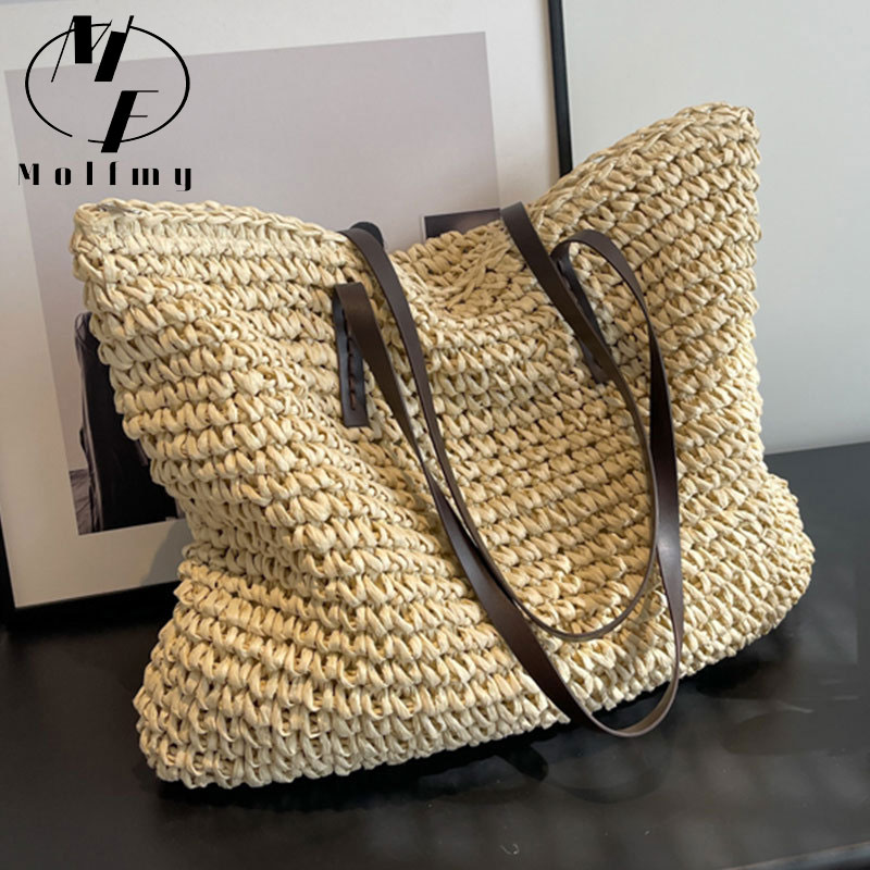 Strohgewebte Tragetaschen, läs – Beach Bag Straw Bewertung und Preis