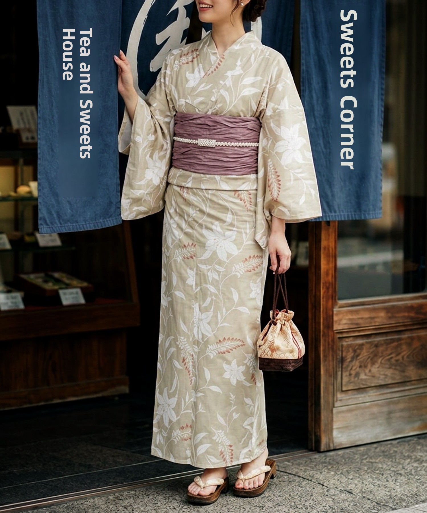 Traditioneller Yukata Kimono a – Summer Clothing Linen Bewertung und Preis