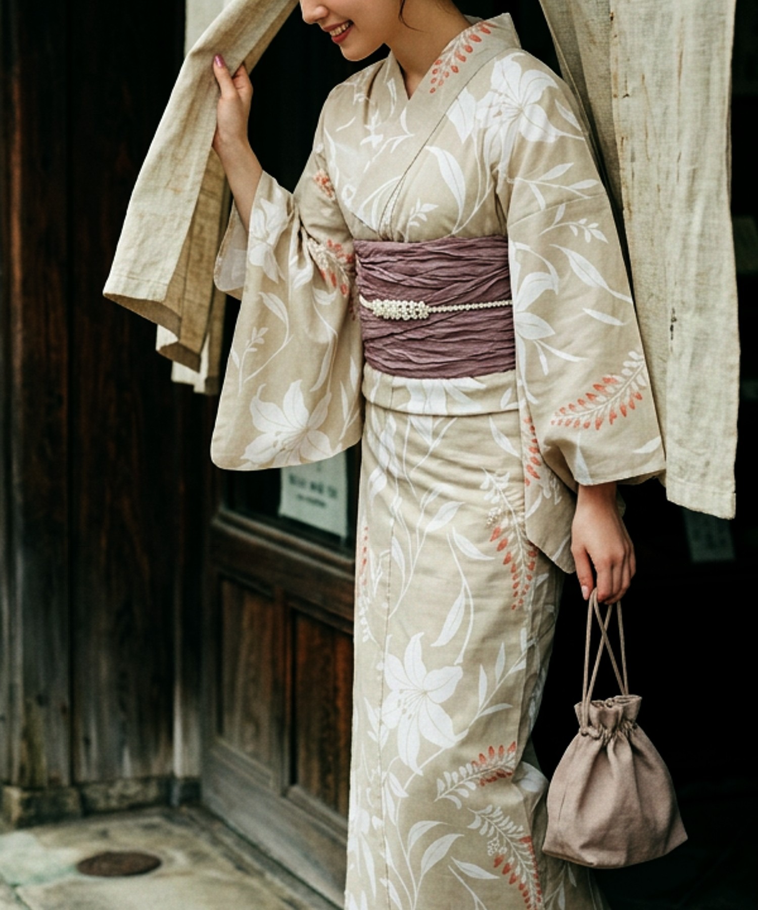 Traditioneller Yukata Kimono a – Summer Clothing Linen Bewertung und Preis