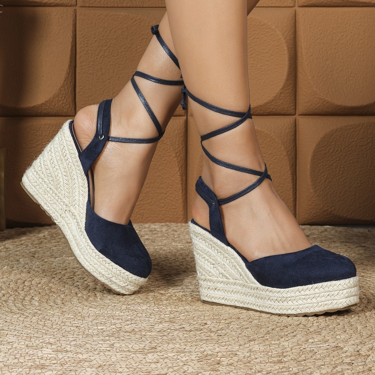 Damen-Espadrille-Sandalen mit  – Espadrille Sandal Women Bewertung und Preis