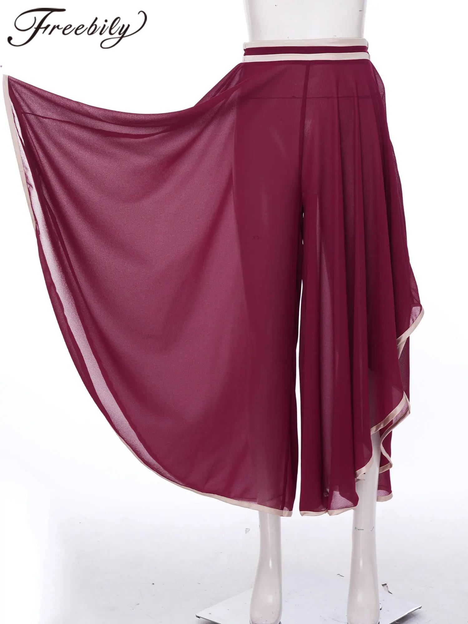Damen Fließende Chiffon Lyrisc – Palazzo Pant Wide Bewertung und Preis