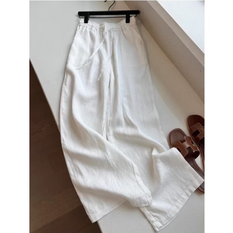 Koreanisches Set aus weißer Ba – Summer Clothing Linen Bewertung und Preis