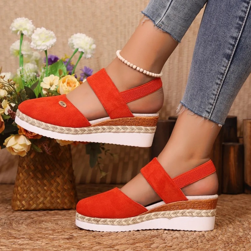 Damen Keilsandaletten mit gesc – Espadrille Sandal Women Bewertung und Preis