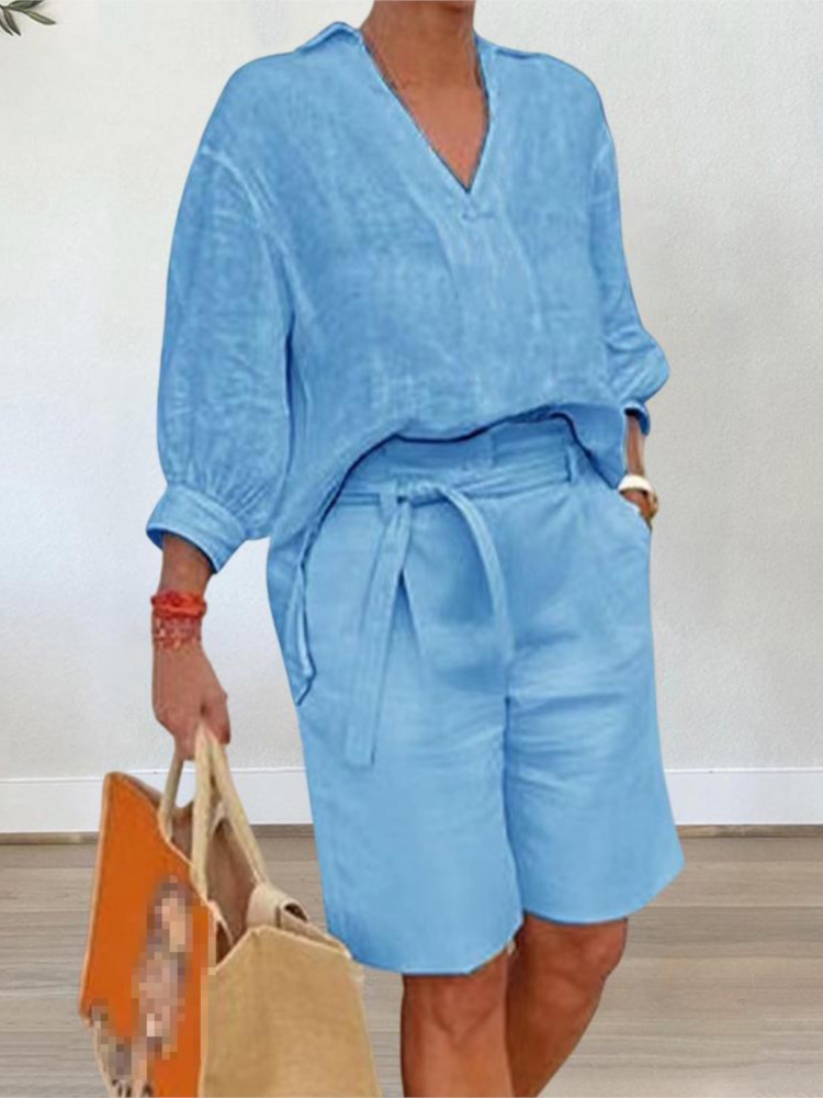 Frauen Anzüge Elegante Stil Zw – Summer Clothing Linen Bewertung und Preis