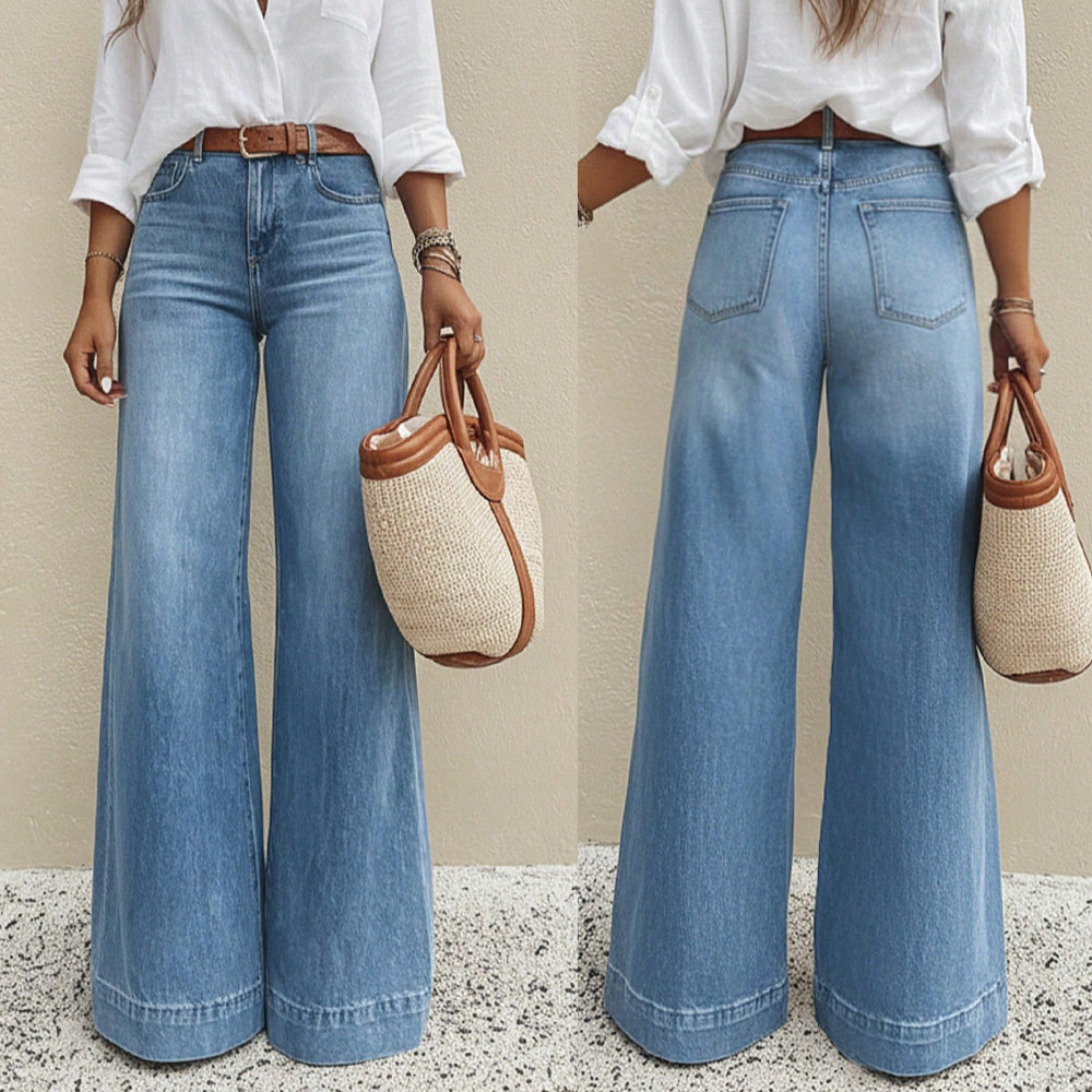 Modische Damen-Jeans aus gewas – Palazzo Pant Wide Bewertung und Preis