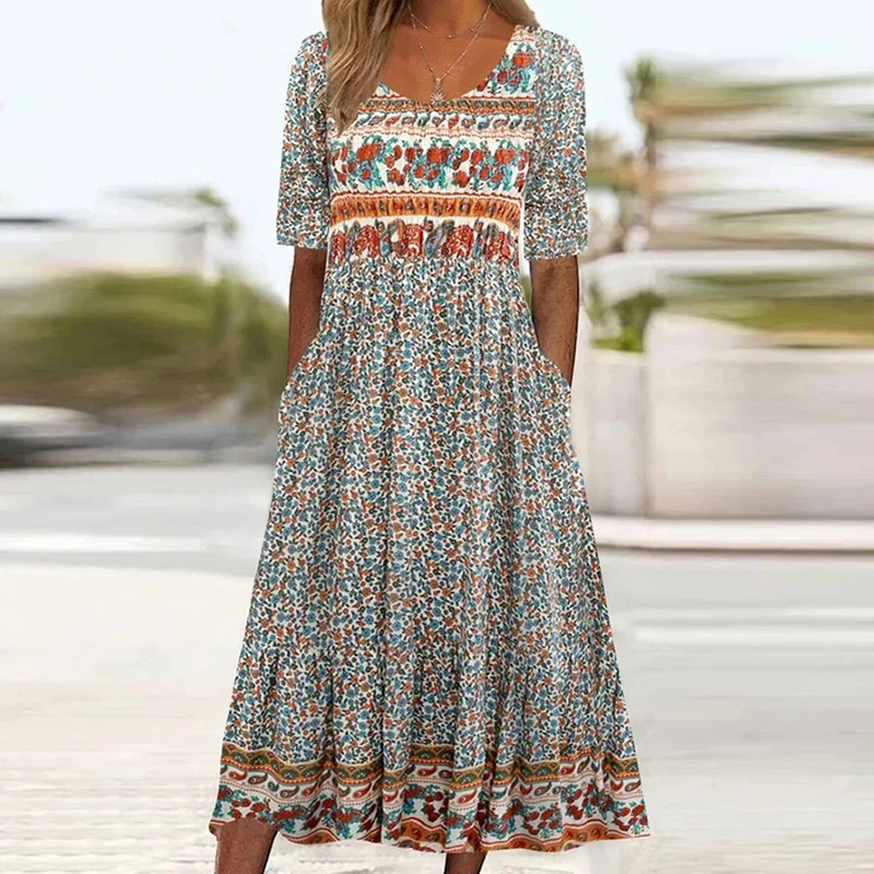 2024 Vintage Boho Streifen Dru – Summer Clothing H&M Bewertung und Preis